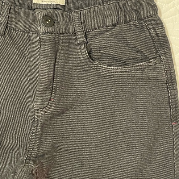 Zara Boys 5 Pocket Ribbed Pant Size 11/12 Gray-Black - Picture 11 of 17